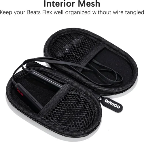 Miniatura 7 de Ginsco Estuche Mini-Portátil para Auriculares Beats Flex Inalámbricos con Micrófono Integrado, para Auriculares Apple EarPods con Cable/Auriculares