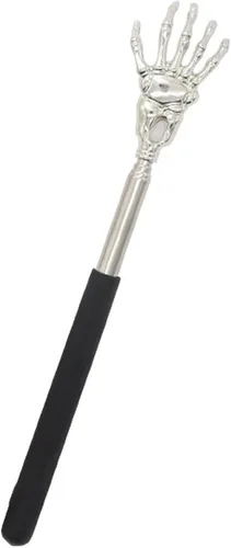 DOCCESTU Rascador de espalda de acero inoxidable, súper portátil, retráctil, raspador de espalda para hombres y mujeres, herramienta de masaje