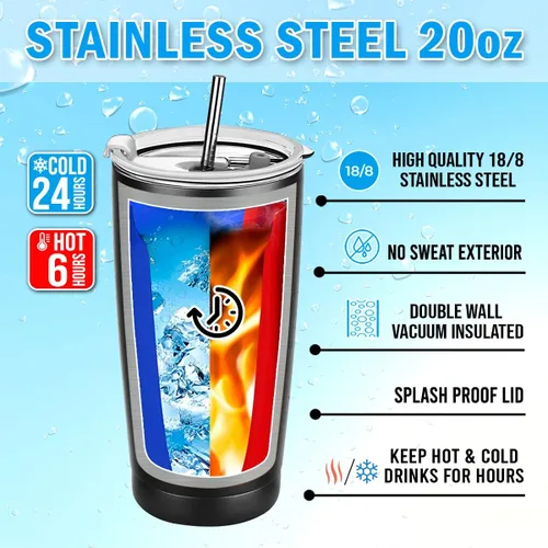 Miniatura 3 de winorax Tumbler de Dragón Estilo Metal Fossil Dragon Lover Vikingo Celta Tumblers de Acero Inoxidable 20oz Aislado Taza de Café de Viaje Regalos