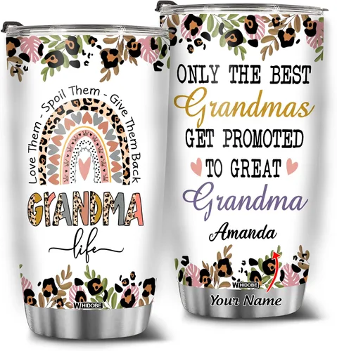 Miniatura 10 de WHIDOBE Vaso de jubilado personalizado (4 niños) personalizado para jubilados bajo nueva administración, mira a los nietos para obtener detalles