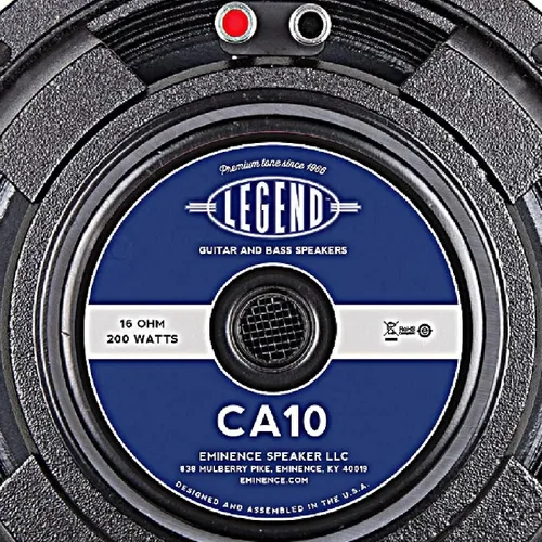 Miniatura 6 de Eminence Legend CA10-8 - Altavoz de guitarra bajo de 10 pulgadas, 200 vatios a 8 ohmios, color negro