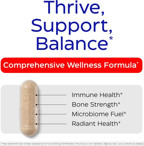 Miniatura 2 de Enzymedica Vitamina D3 K2, 5000 UI Vegan D3 + 90 mcg MK-7, suplemento a base de plantas con hongos shiitake y fibra prebiótica para apoyo óseo e