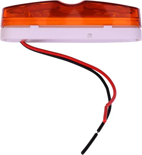 Miniatura 7 de 10 luces de marcador de remolque ámbar, 10 luces LED de doble diana lateral, lámpara de ojo de tigre, 4 x 2, indicadores de luz LED rectangulares