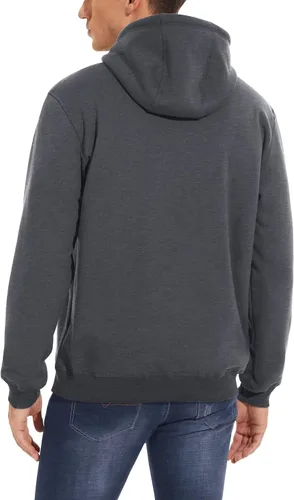 Miniatura 3 de MAGCOMSEN Sudadera con capucha de forro polar Sherpa para hombre