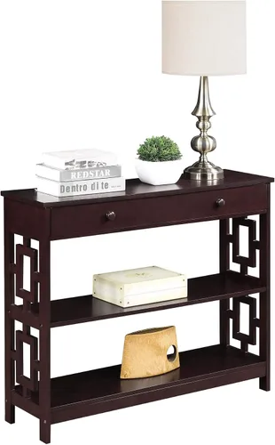 Miniatura 4 de Convenience Concepts Mesas de consola Town Square, Espresso