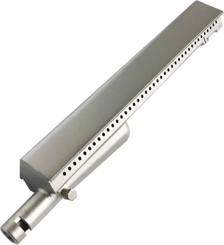 SS304 13 3/4" Heavy Duty Cast Steel BBQ Grill Burners Piezas de repuesto para Charbroil, Centro, Front Avenue, Costco Kirkland, parrillas de gas