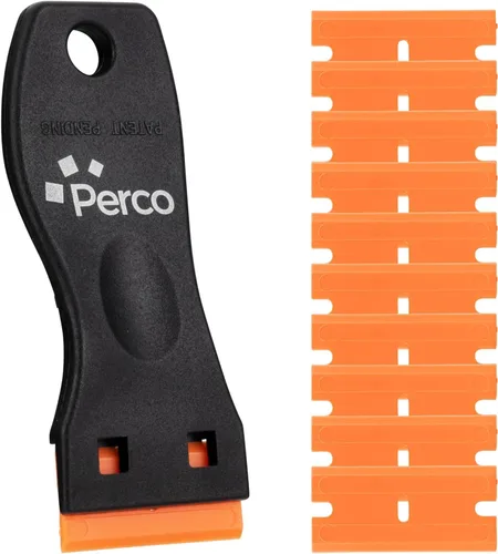 Miniatura 8 de Perco Removedor de Adhesivo Quitapegamento - ¡Nueva Fórmula Más Fuerte! - 3.3 oz con Raspador y Navaja de Plástico Spray Removedor de Pegamento