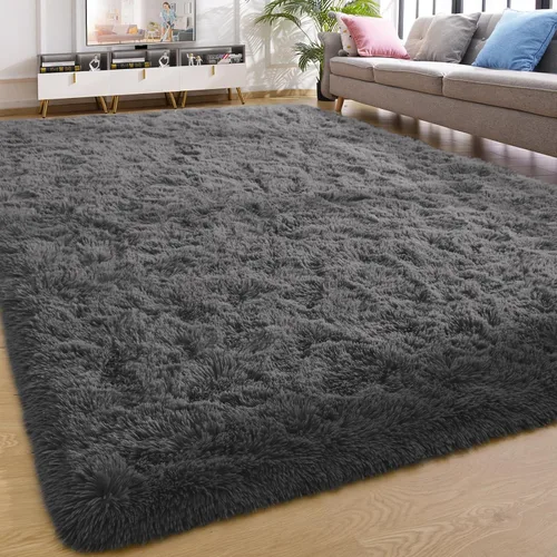 Miniatura 33 de YJ.GWL Alfombras de pasillo para pasillo, 2 x 4, lavables, pequeñas, color gris, para sala de estar, dormitorio, alfombra suave y esponjosa