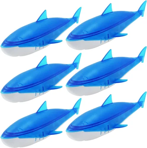 Humidificador limpiador de peces, 6 unidades, humidificadores de peces, limpiador de tanques de peces, cálido y fresco, la mayoría de los Azul