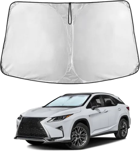 Miniatura 121 de EcoNour Parasol para parabrisas compatible con Hyundai Tucson 2016-2019 2020 2021, visera solar para parabrisas delantero y ventana, bloqueador
