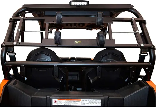 Miniatura 2 de Great Day Power-Ride Soporte para Armas para Carritos Pequeños / Ancho de Barra Antivuelco de 36-50 pulgadas, Modelo de 2 Armas, Negro