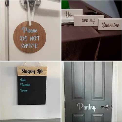 Miniatura 2 de Plantillas de letras del alfabeto de 1.5 pulgadas, paquete de 70 plantillas de letras con números para pintar en madera, plantillas reutilizables
