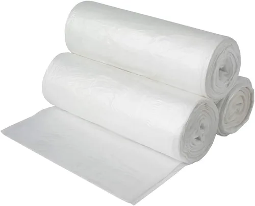 Miniatura 2 de Aluf Plastics Bolsas de basura de 45 galones, 40 x 46 pulgadas, color blanco (paquete de 100), para baño, hogar, oficina y basura ligera, rollos sin