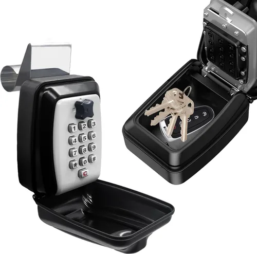 Miniatura 9 de Mejora SL-591 Caja de bloqueo de llave de coche, caja de bloqueo de ventana de automóvil para Turo, caja de bloqueo de botón de perforación