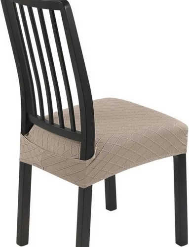 Miniatura 39 de SearchI Juego de 6 Fundas de Asiento para Sillas de Comedor Elásticas, Fundas de Asiento Suave Extraíbles y Lavables para Sillas de Comedor, Flor
