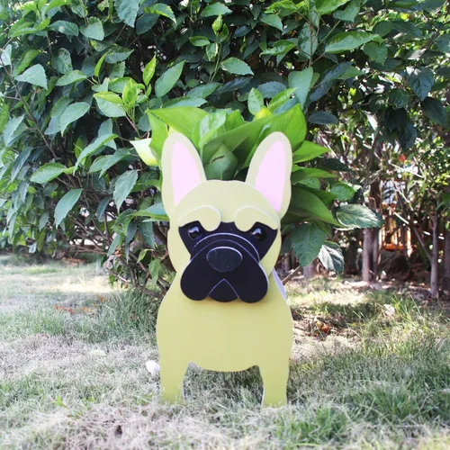 Miniatura 25 de Beagles - Contenedor para plantas con forma de perro, para amantes de las mascotas, maceta de PVC lindo para perros, macetas de cara para decoración