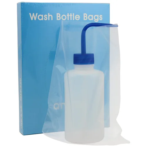 Miniatura 11 de Bolsas para botellas de tatuaje, color rosa, 250 unidades, cubierta de botella dental, bolsas para botellas de lavado de tatuajes, bolsas