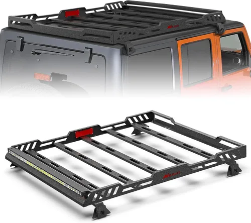 Miniatura 14 de Nilight - Parachoques delanteros compatibles con Jeep Wrangler JK/JKU de 2007, 2008, 2009, 2010, 2011, 2012, 2013, 2014, 2015, 2016, 2017 y 2018