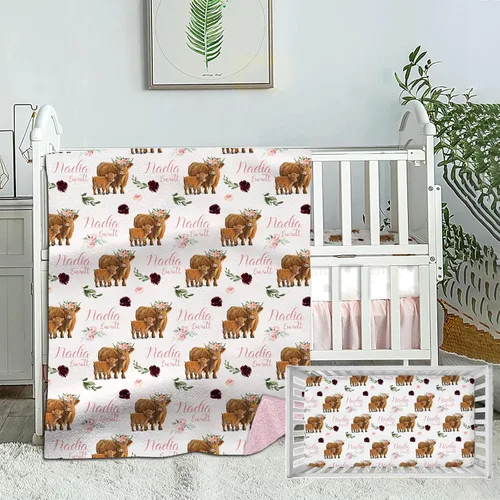 Miniatura 9 de Juego de ropa de cama personalizada para niños y niñas, juego de 2 piezas con edredón para cuna y sábanas bajeras Barco Náutico
