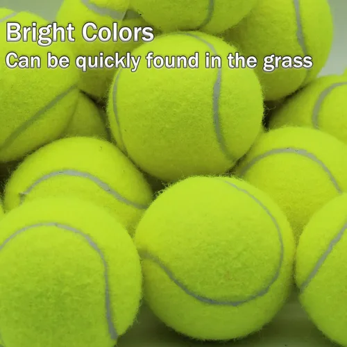 Miniatura 4 de SHYUJAJIE Pelotas de tenis, paquete de 90 pelotas de tenis de entrenamiento a granel, pelotas de tenis de alta elasticidad para practicar
