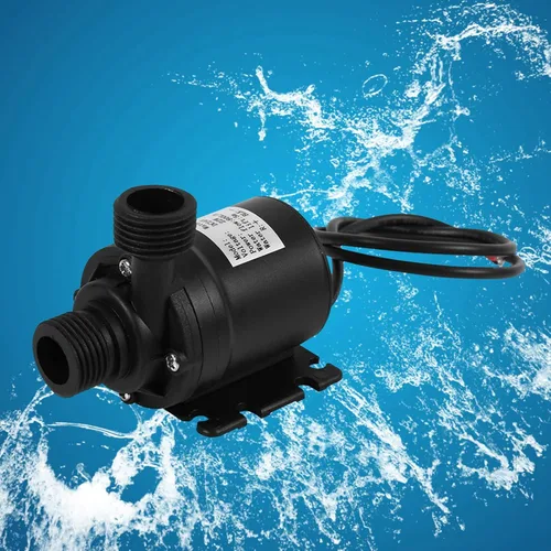 Miniatura 6 de Sumergible DC 24V Bomba de circulación de agua caliente Energía Solar Motor sin escobillas Acuario Sumergible 800L Bombas de agua de energía