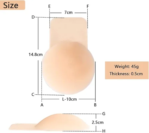 Miniatura 7 de Sujetador adhesivo de silicona reutilizable sin tirantes sujetador adhesivo para pechos grandes sujetador adhesivo para mujeres para empujar hacia