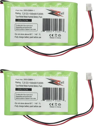 Miniatura 7 de Batería para alarma Honeywell LYNXRCHKITHC 781410403291 55026089 WALYNX-RCHB-SC WALYNXRCHBSC LYNXRCHKIT-SC ADEMCO 300-03865, 7.2V, 1500mAh