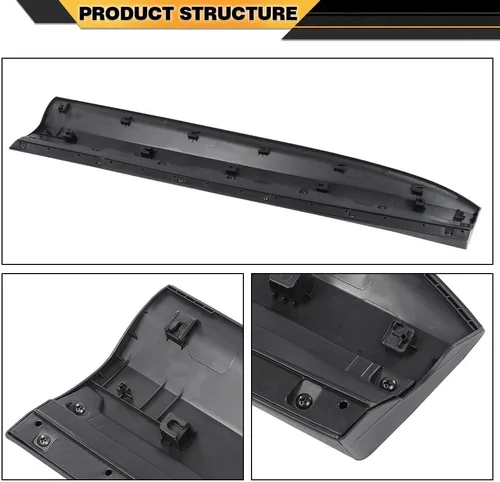 Miniatura 4 de CNNELL Guarnición de la puerta del lado del conductor del lado del conductor inferior compatible con Hyundai Santa Fe Sport 2013-2018