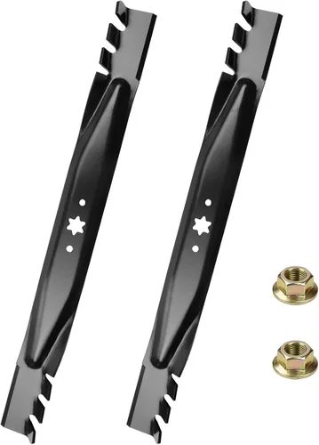 Miniatura 12 de Paquete de 2 cuchillas para cortacésped 108-9764-03 Toro de 22 pulgadas que sustituyen a la cuchilla Toro 131-4547-03, 131-4546-03,104-8697-03