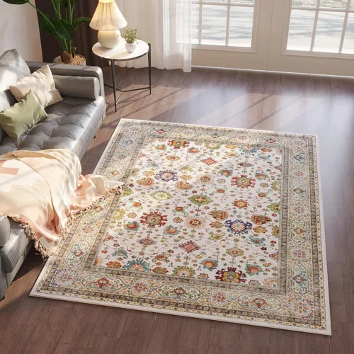 Miniatura 49 de Rugcomf Alfombra de pasillo de 2 x 6 pies, lavable, bohemio, suave, antideslizante, no desprende pelusa, lana sintética, estilo vintage para cocina