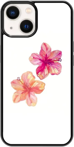 Miniatura 286 de Funda de teléfono de playa de verano a prueba de golpes y protectora con hibisco, bonitas fundas de teléfono para iPhone XR jamaica (Hibiscus Flower)