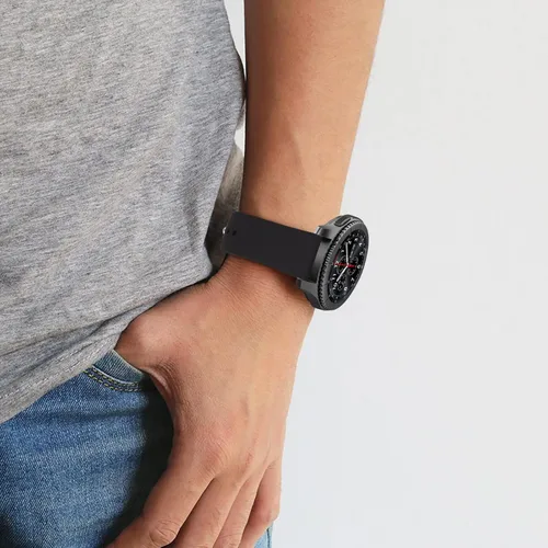 Miniatura 6 de Fossil - Correa de silicona para hombre Fossil Gen 6/5E de 1.732 in/Gen 5 Carlyle/Garrett/Julianna Smart Watch, 0.866 pulgadas ajustable, correa