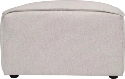 Miniatura 8 de Flash Furniture Bridgetown - Módulo otomano de tela para sofá seccional, sofá modular personalizable, otomano, color crema