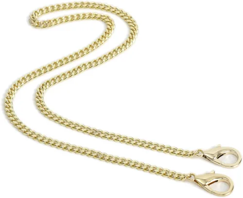 Miniatura 20 de Yichain Mini Nice - Correa de cadena de repuesto para bolso cruzado, correa de hombro, accesorios (oro amarillo, 48 pulgadas)