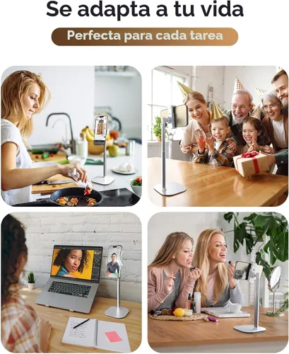 Miniatura 5 de COOPER ChatStand, soporte ajustable para teléfono celular para escritorio, soporte de teléfono para grabación, soporte de iPhone para filmación, B