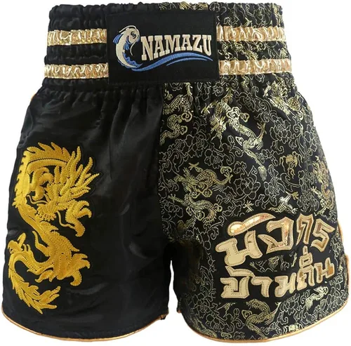Miniatura 3 de NAMAZU Pantalones cortos Muay Thai para hombres y mujeres pantalones cortos de boxeo MMA de alta calidad