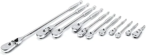 Miniatura 3 de GEARWRENCH 81296A-07 - Juego de 11 piezas de trinquete de lágrima mixta de 84 dientes de 1/4", 3/8" y 1/2