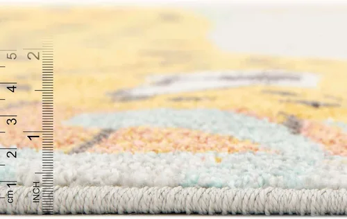 Miniatura 3 de Unique Loom Whimsy Kids Collection - Alfombra de área (rectangular 2 pies 2 pulgadas x 2 pies 11 pulgadas, gris/negro)