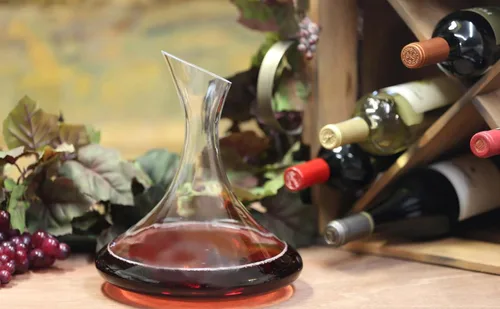 Miniatura 2 de Ravenscroft Crystal Decantador Ultra Magnum soplado a mano grande hecho en Europa 88 onzas líquidas 100% cristalino sin plomo Caja de regalo