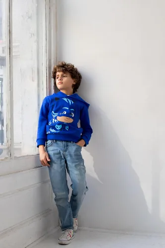 Miniatura 5 de PJ Masks Catboy Owlette Gekko SizeRangeDescription1 Sudadera con capucha de forro polar SizeDescription1