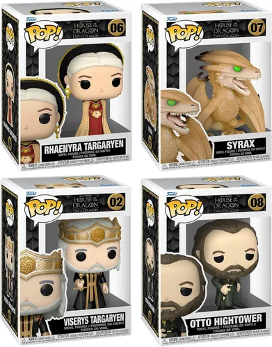 Miniatura 2 de Funko POP! TV: Casa del Dragón - Syrax Rhaenyra Targaryen Viserys Targaryen y Otto Hightower