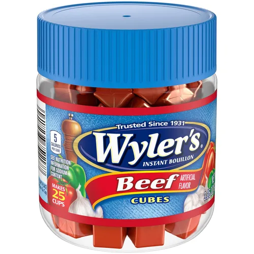 Miniatura 5 de Wyler's Cubos de caldo instantáneo de carne de res (tarro de 3.25 onzas)
