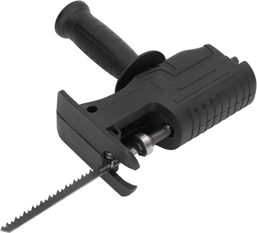 Miniatura 4 de Accesorio de sierra eléctrica para taladro – Kit adaptador de sierra recíproca con cuchillas para cortar madera, plástico, metal y tuberías