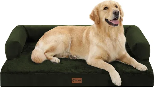 Miniatura 42 de Camas Ortopédicas para Perros de Tamaño Grande, Espuma de Celdas Impermeables tipo Huevera, Camas tipo Sofá para Perros Medianos para Jaula 35x22