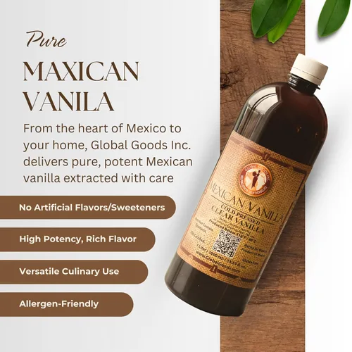 Miniatura 4 de Clara Vainilla mexicana prensado en frío 33.8 oz