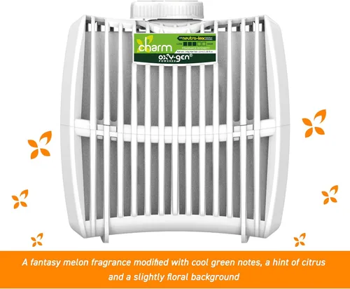 Miniatura 2 de Oxygen-Pro - Cartucho de fragancia mediano con encanto, melón de pepino para ambientadores y desodorantes comerciales Oxy-Gen Powered (6)