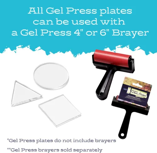 Miniatura 6 de Gel Press placa de gel de impresión, Transparente