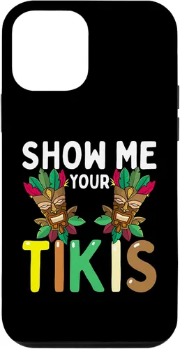 Miniatura 12 de Carcasa divertida para iPhone 14 Show Me Your Tikis Boobs Aloha Hawaii Luau