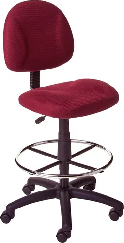 Miniatura 10 de Silla de escritorio ergonómica de Boss Office Products sin posabrazos, color azul, Tela Metal, Negro
