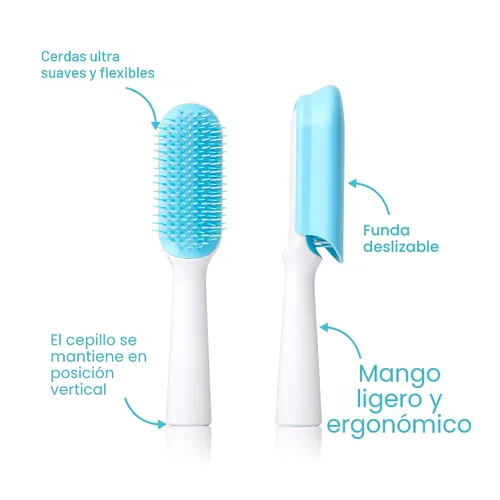 Miniatura 2 de Frida Baby Cepillo para desenredar el cabello fino o liso para niños